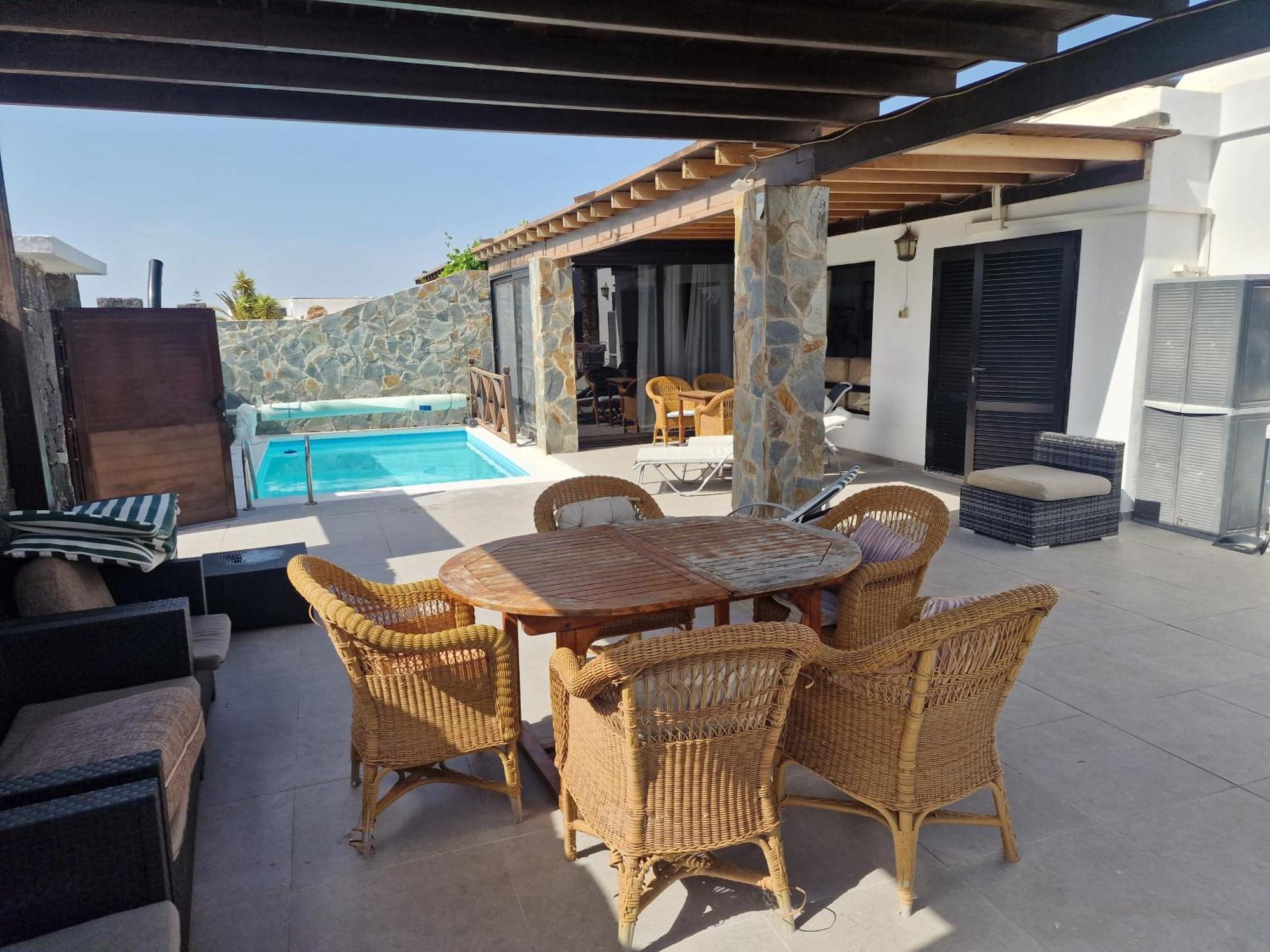 Villa Martha Casa Principal Anexa Playa Blanca  Exteriör bild